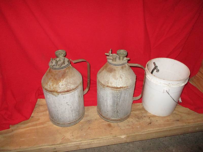 lot 27 image: Cream Cans and misc