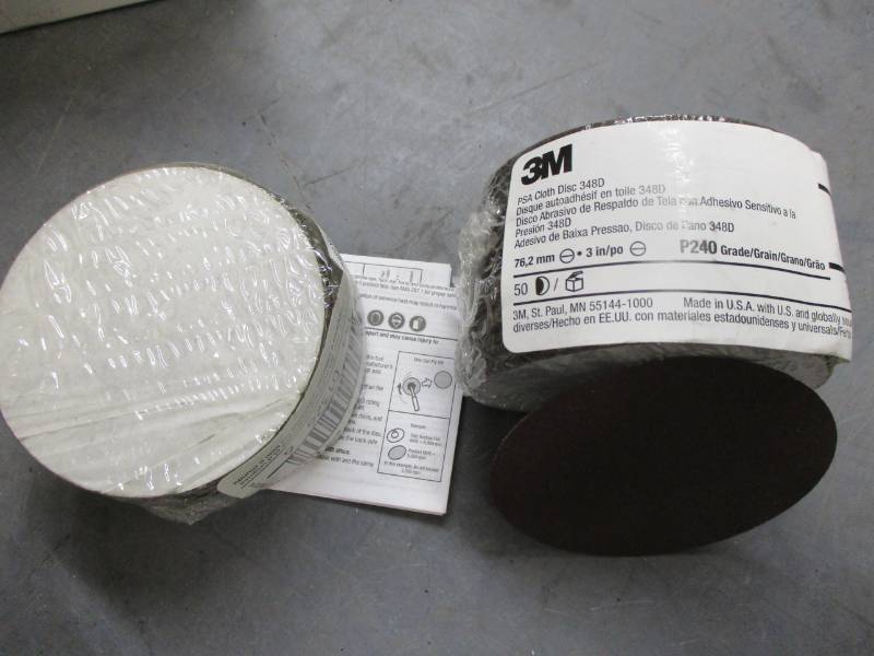 3 PSA discs-240 grit