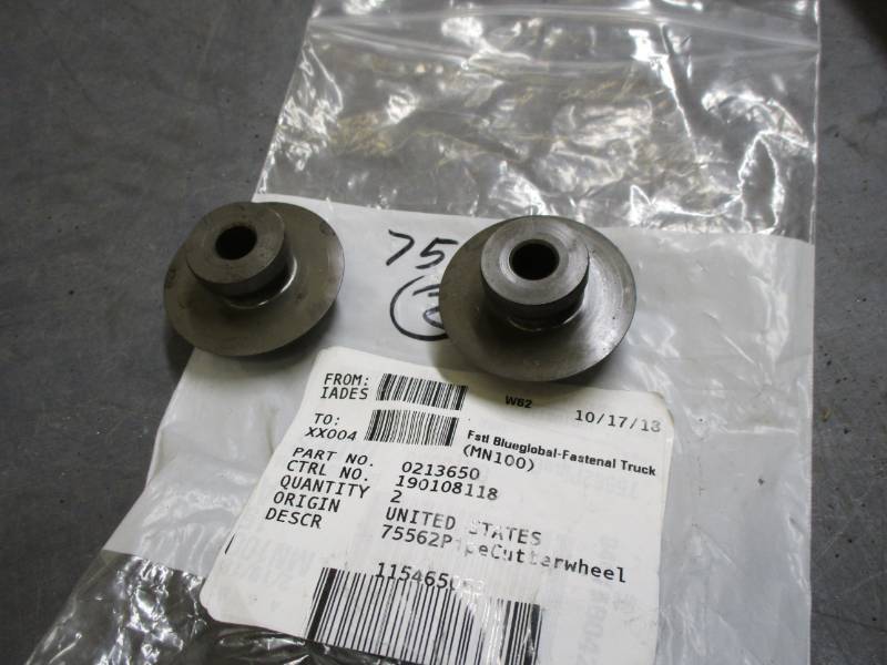 Ridgid 75562 pipe cutter wheels