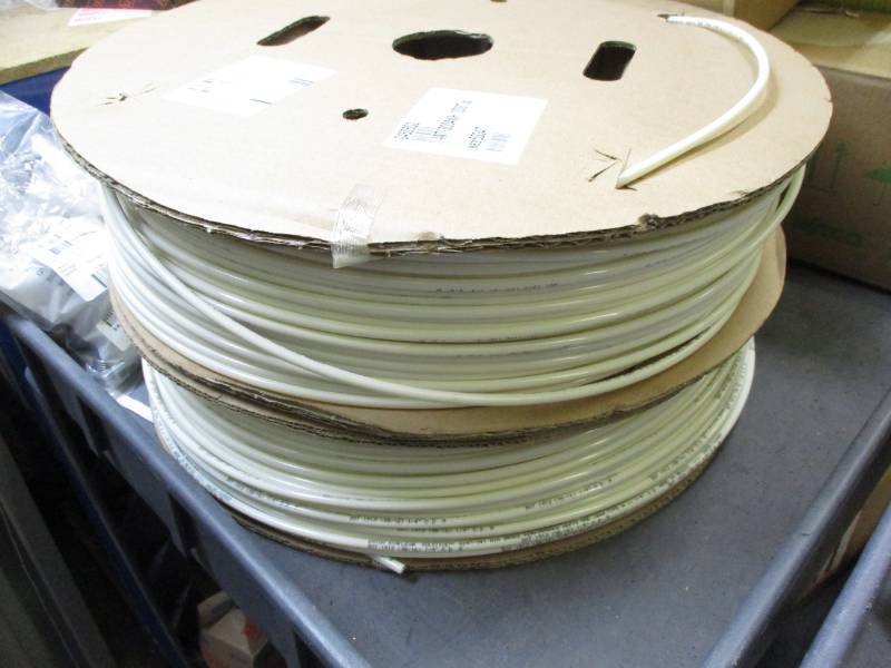 14OD x .040Wall 1000Coil White Thermoplastic Tubing FT