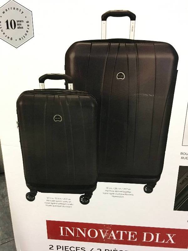 Delsey 2Pc Hardside Luggage Set, Retail $149.99