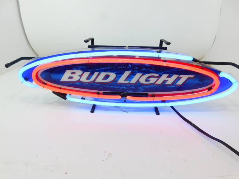 lot 2 image: Bud Light Game Room Neon Sign
