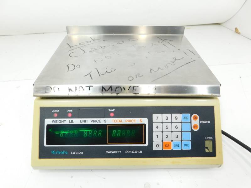 lot 82 image: Kubota La-320 Digital Deli Meat Food Scale