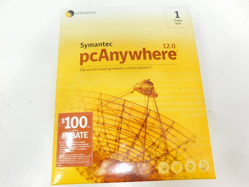 lot 96 image: Symantec pcAnywhere 12.0 Host & Remote-1 User