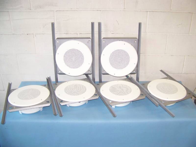 6 Quam Professional Series In Ceiling Speakers Loudspeakers