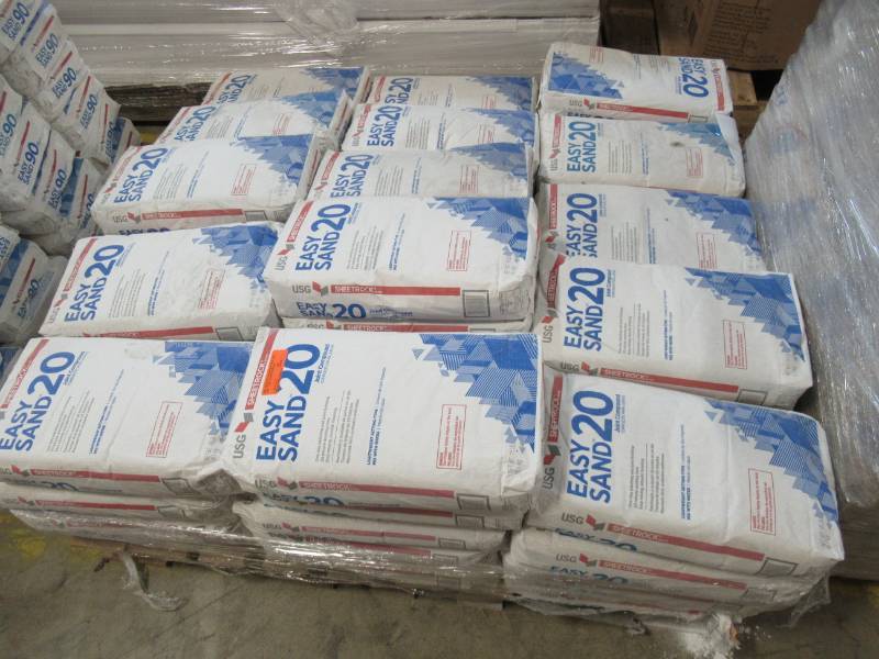 lot 26 image: Easy Sand 20 Lightweight 18 lb. Setting-Type Joint Compound, Model 384214 Approximately 50 bags