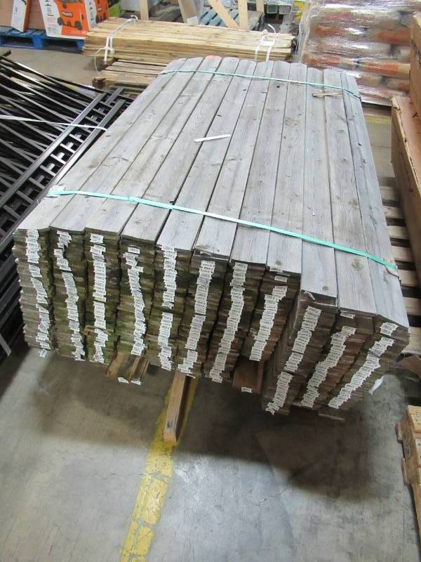 lot 35 image: Severe Weather Pressure Treated Spruce Pine Fir Dog Ear Fence Picket, Model 108318
