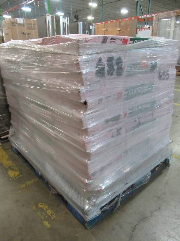 lot 53 image: 48 Bundles of Owens Corning Supreme 33.33-sq ft Desert Tan 3-Tab Roof Shingles SA11
