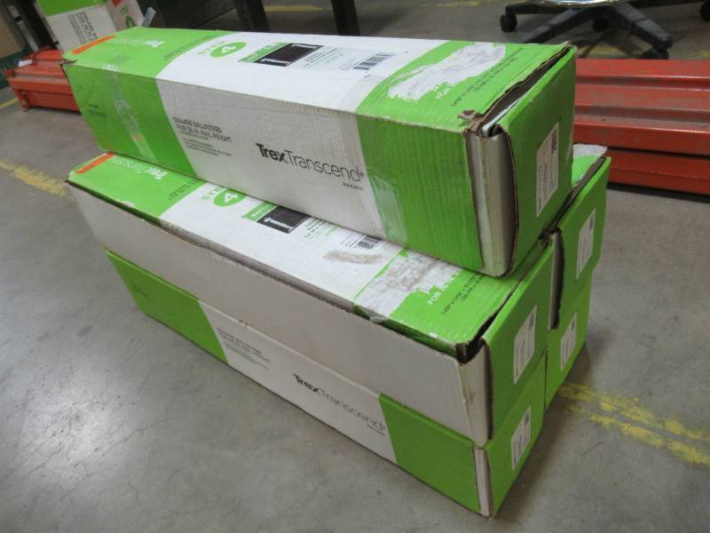 lot 149 image: 5 Cases (16Case) of Trex Transcend Square Composite Balusters, Classic White for 36 Rail Height, WT020230SBK