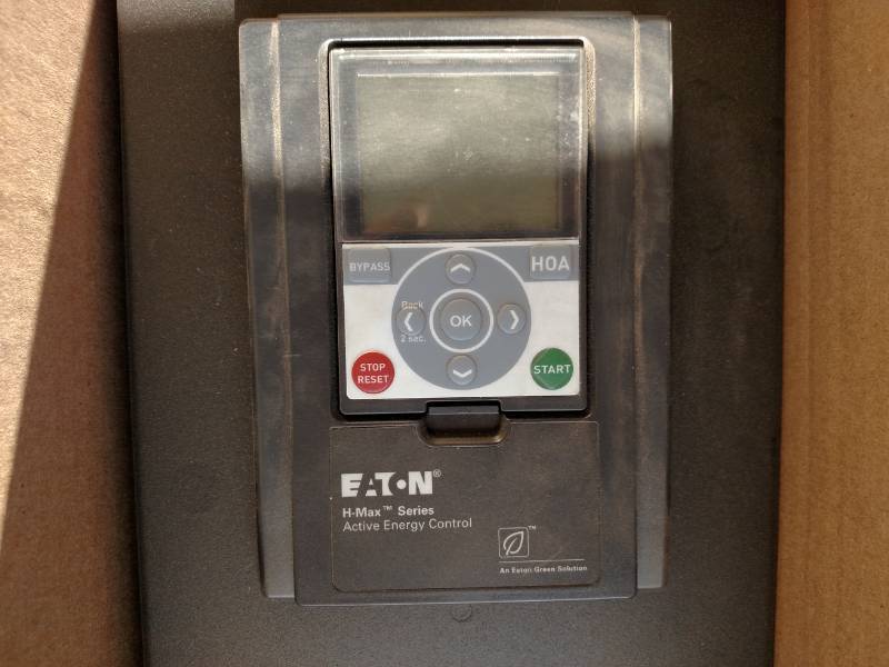 lot 12 image: Eaton HMX2DIA4NA H-Max Series VFD I...