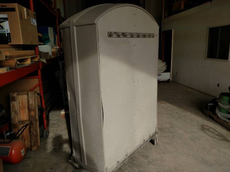 lot 43 image: Poly Cabinet, Stainless Steel Cart ...