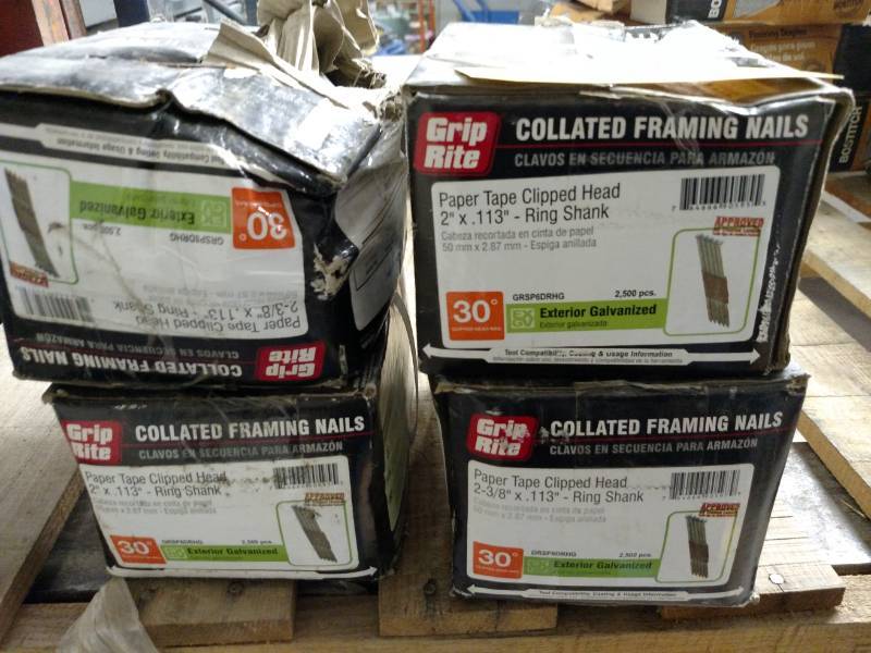 lot 62 image: Approx. (4) Boxes Framing Nails...
