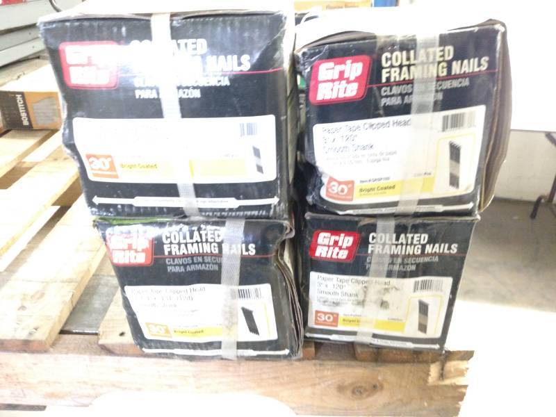 lot 63 image: Approx. (4) Boxes Framing Nails...