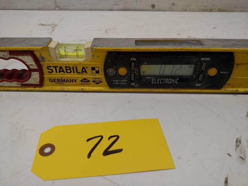 lot 72 image: Stabila 4 Electronic Level...