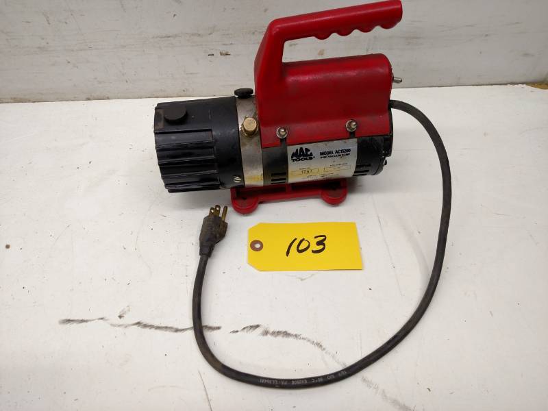 Mac Tools AC15200 High Vacuum Pump,... October Consignments KBID