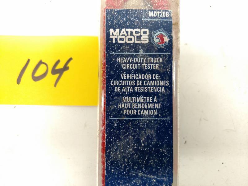 lot 104 image: Matco MD120B Heavy Duty Truck Circu...