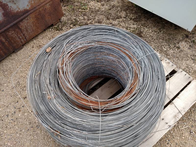 lot 143 image: Roll of Steel Wire...