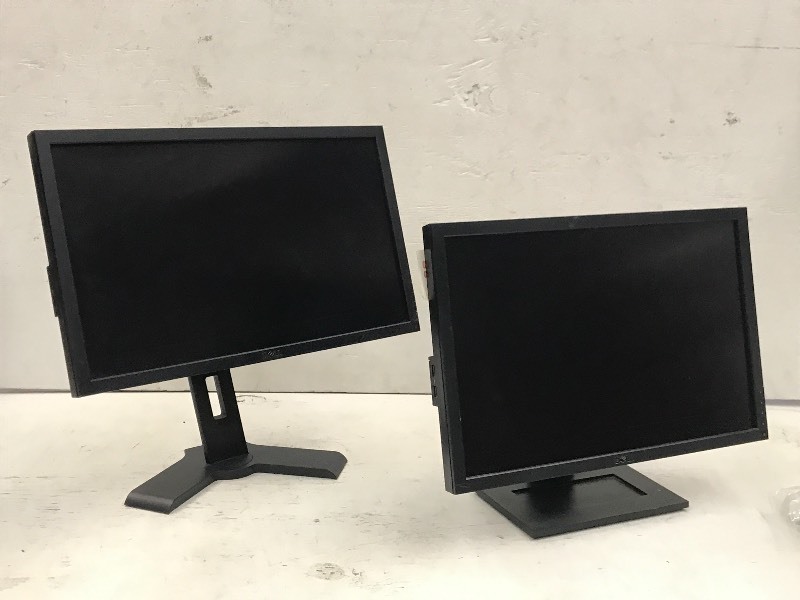 lot 33 image: (2) Dell Computer Monitors