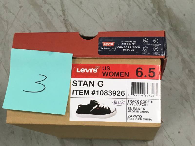 Levis Womens Stan G Sneakers Comfort Tech 6.5