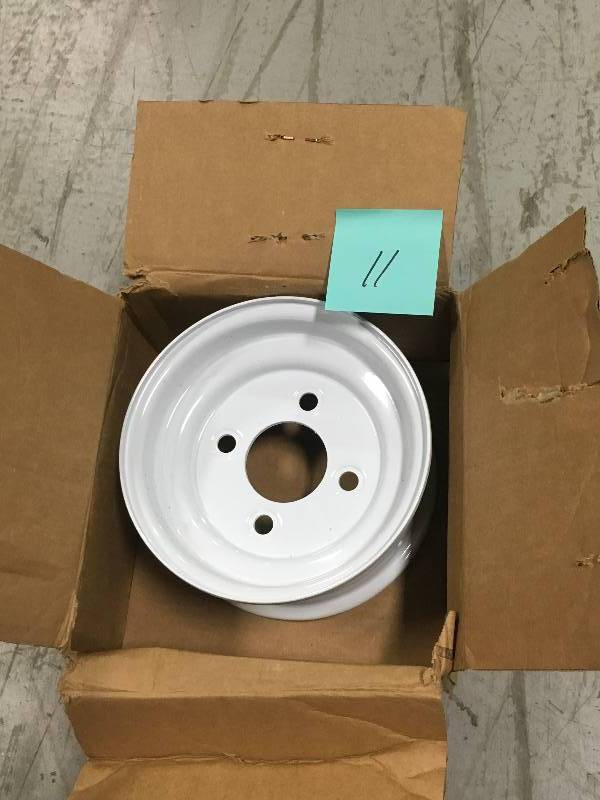 Martin Wheel 8x3.75 4-Hole 8 in. Steel Trailer WheelRim Not Used