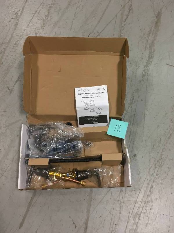 Pegasus Bamboo 8 in. Widespread 2-Handle Low-Arc Bathroom Faucet in Heritage Bronze not used