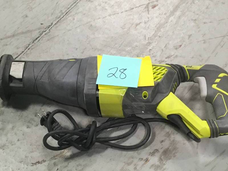 Ryobi 12 Amp Reciprocating Saw USED  in good working condition