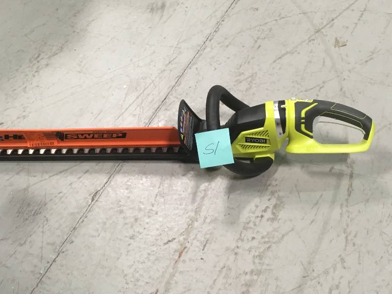 Ryobi ONE 22 in. 18-Volt Lithium-Ion Cordless Hedge Trimmer - Battery and Charger Not Included not used