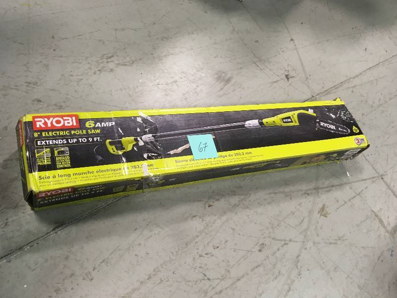 Ryobi 8 in. 6 Amp Pole Saw USED  in working condition