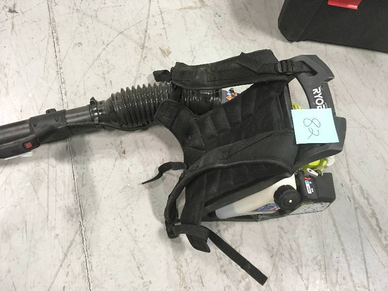 Ryobi 185 MPH 510 CFM Gas Backpack Leaf Blower USED  in working condition