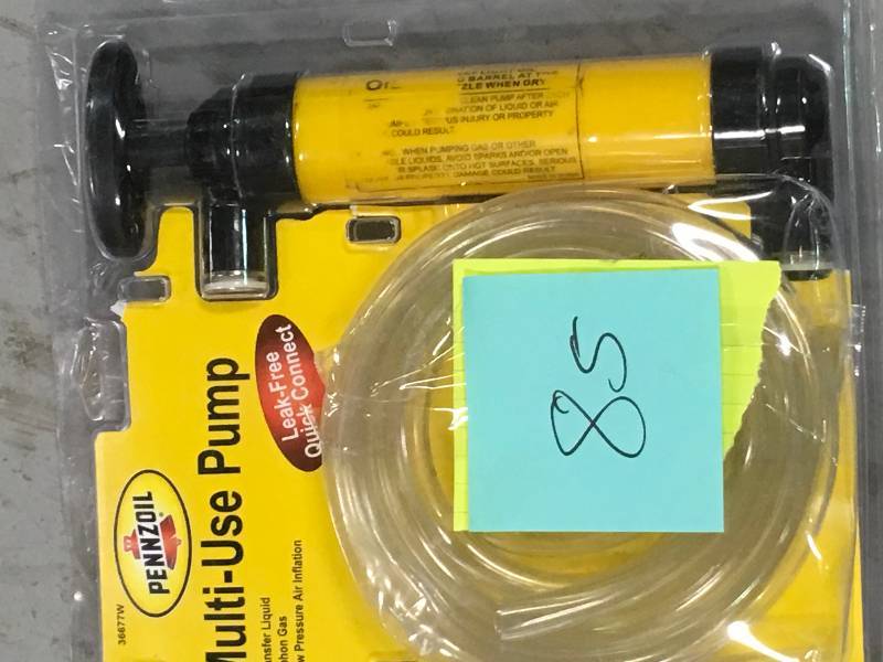 Custom Accessories Pennzoil Multi-Use Hand Pump in working condition
