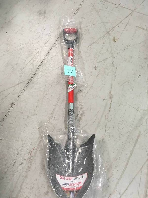 Root Assassin One Shot Garden Shovel, 43 D-Handle not used