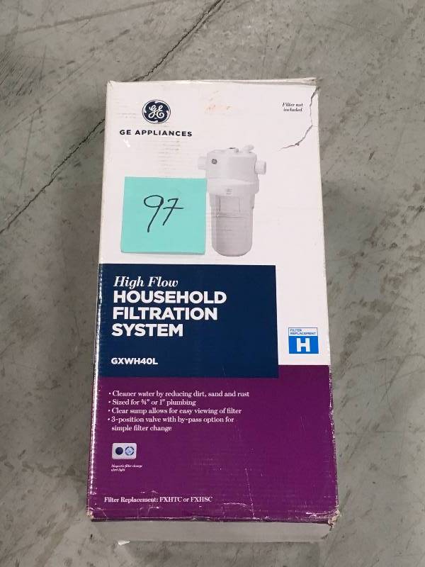 GE� HOUSEHOLD PRE-FILTRATION SYSTEM  in good working condition