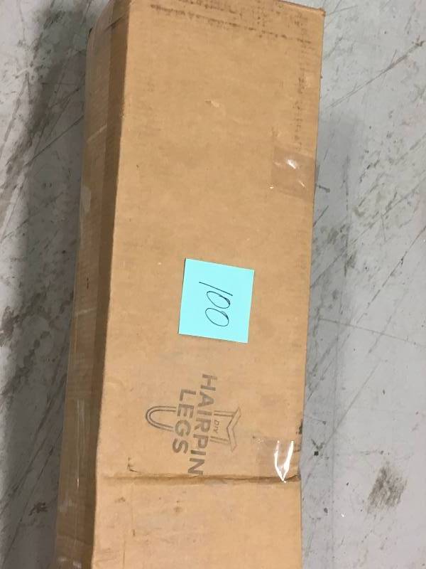 Standard 38 in. Dia 33 in. Raw Steel 2-Rod Hairpin Leg not used