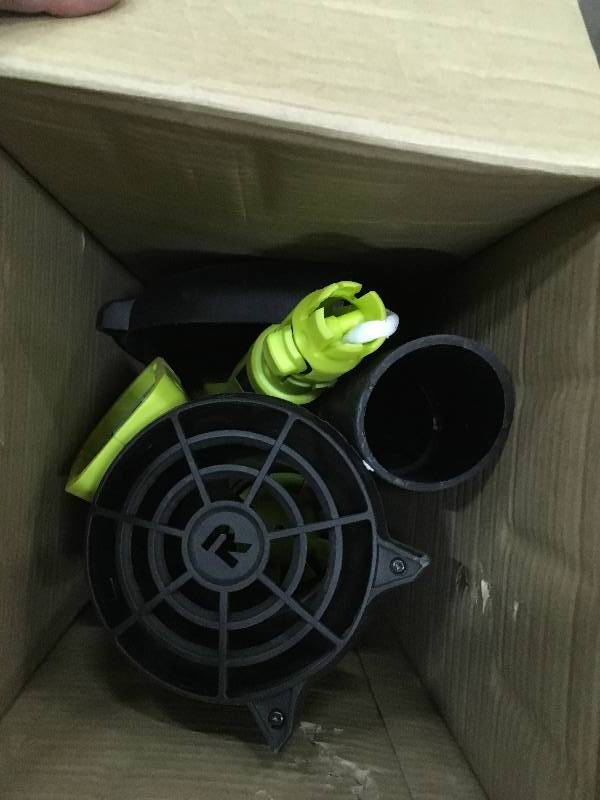 lot 67 image: Ryobi ONE 18-Volt Lithium-Ion String TrimmerEdger and Blower Combo Kit 2.0 Ah Battery and Charger Included Used in good working cond.