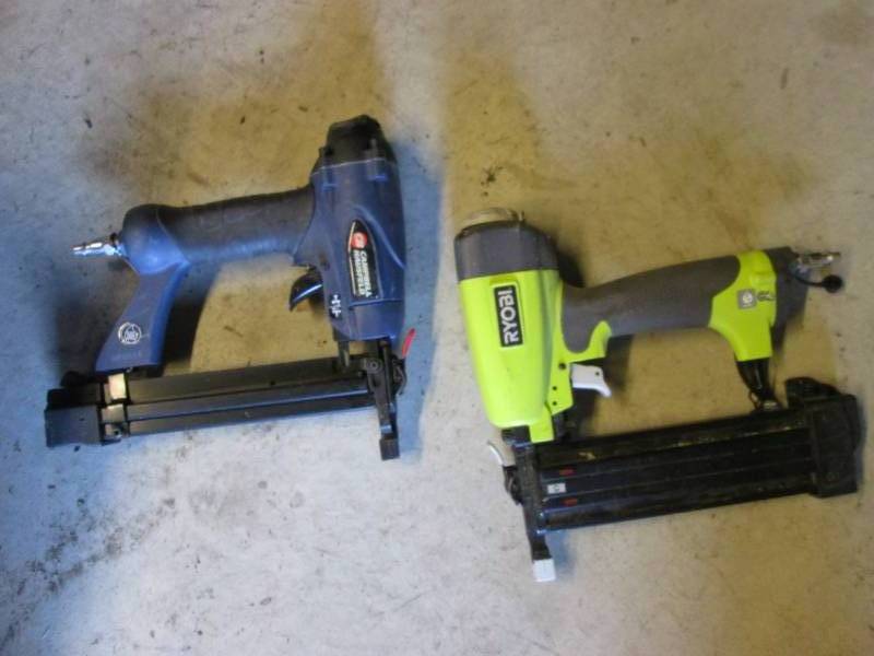 Ryobi and Campbell Hausfeld air nai...