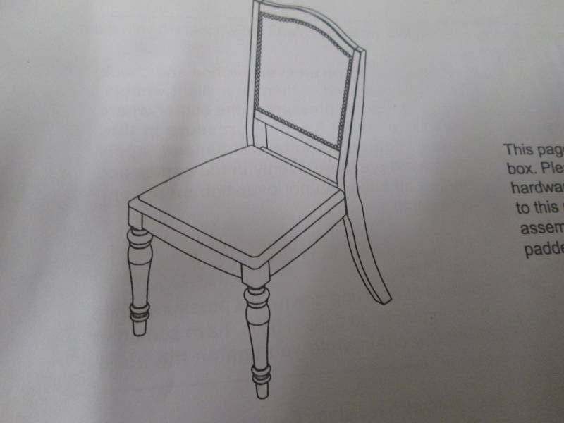 lot 3 image: LaSalle Espresso Nail Head Accent T...