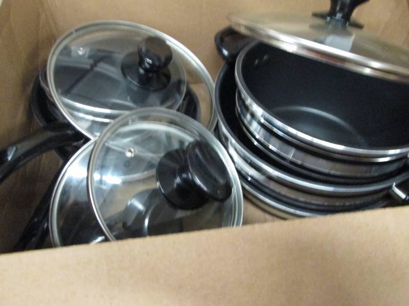 lot 12 image: Chef Tested 9-Piece Metallic Cook...