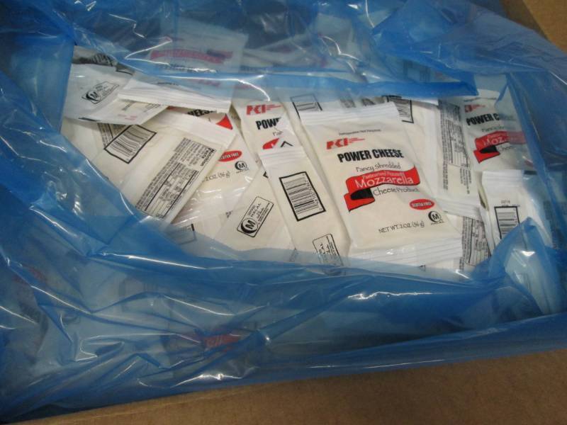lot 62 image: Large Case of Power Cheese Shredded...
