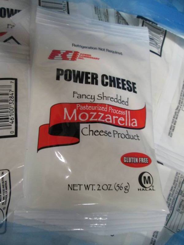 lot 64 image: Large Case of Power Cheese Shredded...