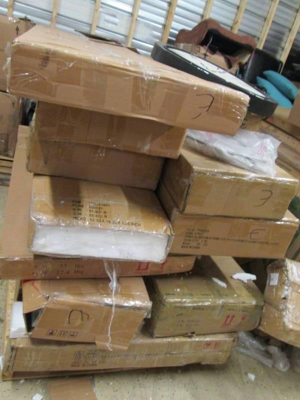 lot 117 image: Pallet of Furniture Damaged or Mis...