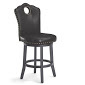 lot 87 image: Nailhead Swivel Stool open box Reta...
