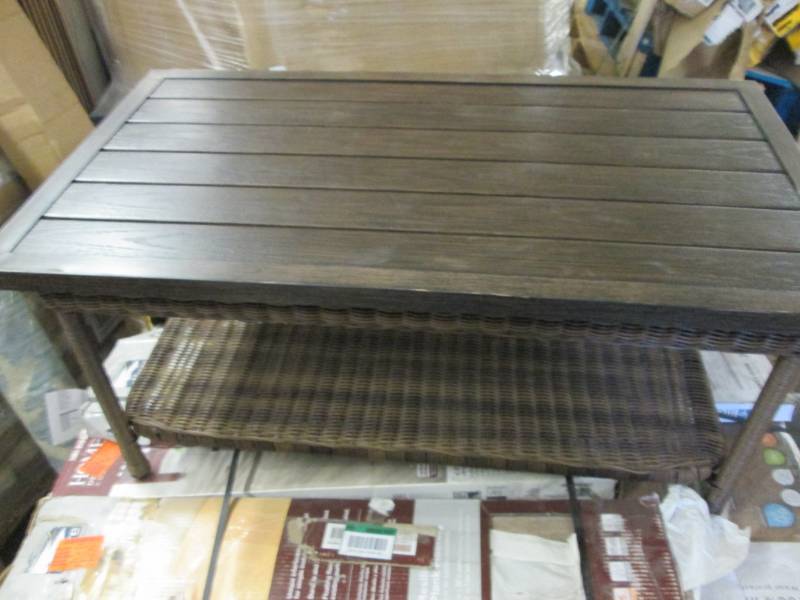 lot 124 image: Hampton Bay Beacon Park Wicker Outd...
