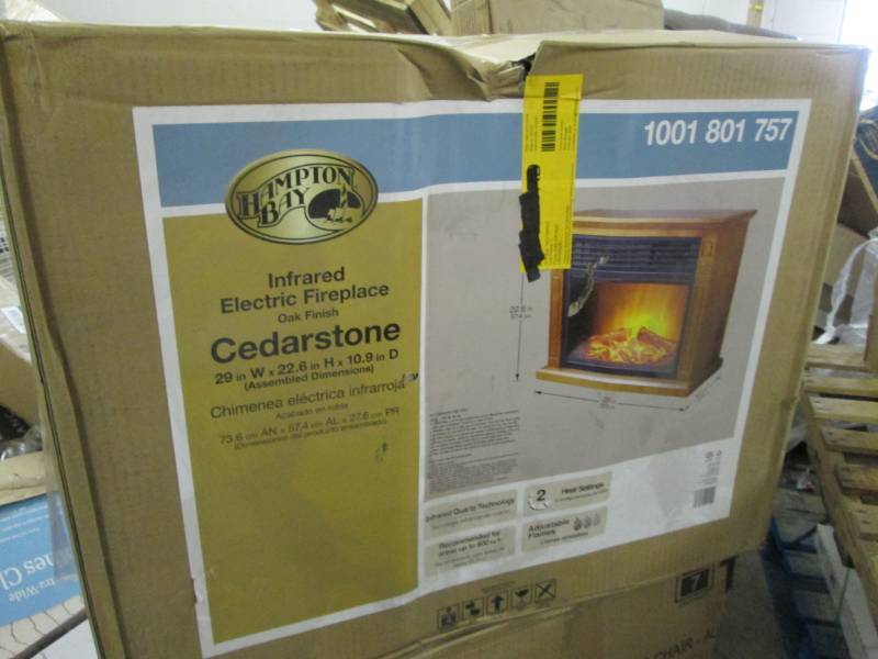 lot 178 image: Hampton Bay Cedarstone 29 in. 3-Ele...