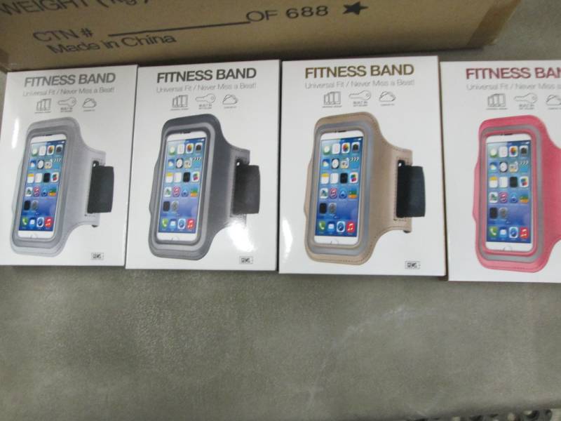 lot 251 image: 12 Cases of 48cs Gems fitness Band...