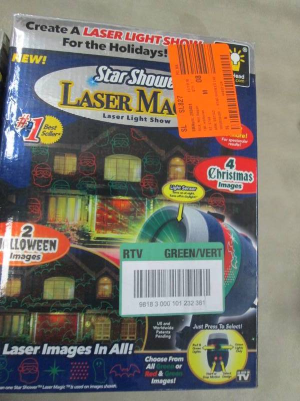 lot 262 image: Star Shower Laser Magic Laser Light...