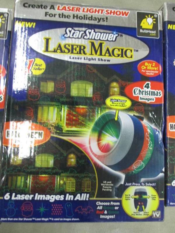 lot 263 image: Star Shower Laser Magic Laser Light...