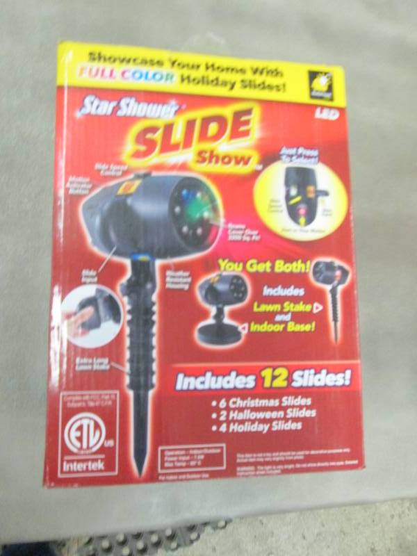 lot 268 image: Star Shower Slide Show LED Projecto...