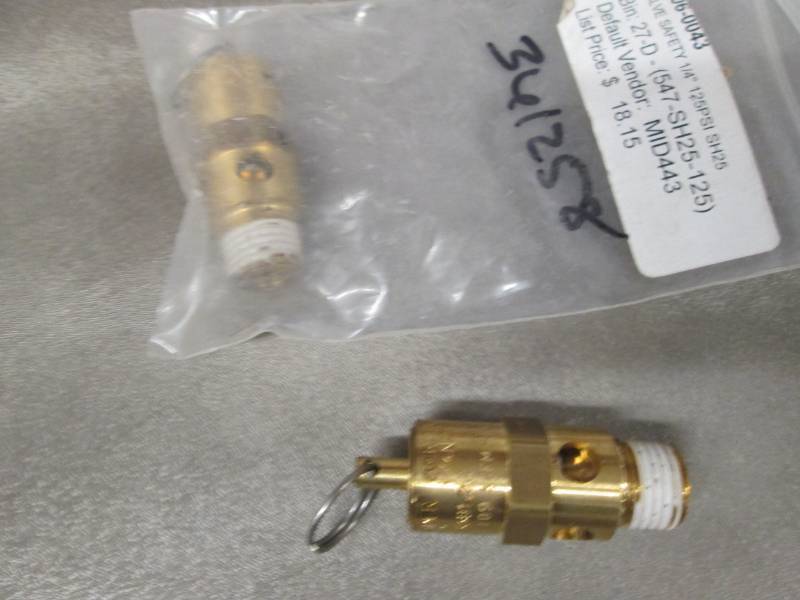 Lot of 2  Midwest Control SH25-125...
