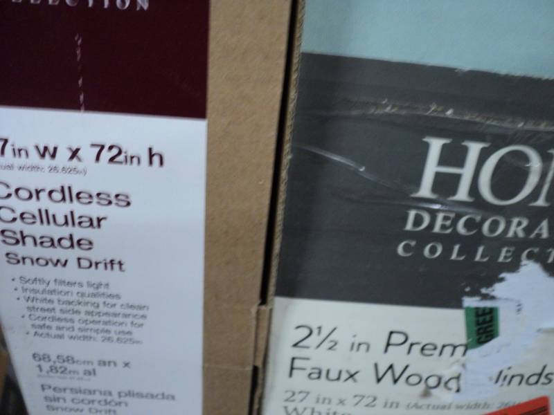 2- 27 x 72 blinds...