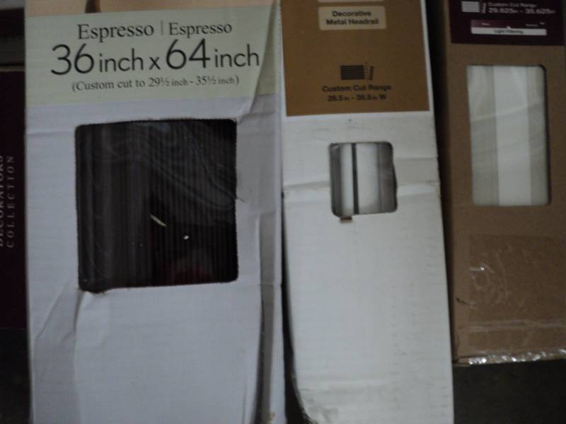 3- 36 various lengths blinds...